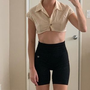 Cropped utility top